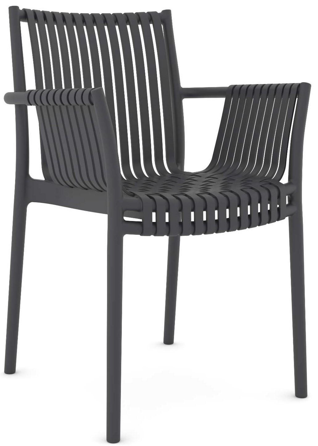 Стул для сада Rainbow Victor Антрацит