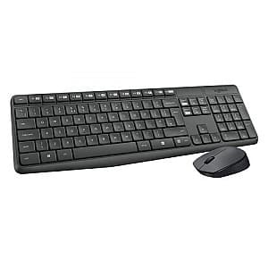 Set tastatura + Mouse Logitech MK235 Grey Combo