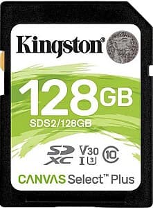 Карта памяти Kingston Canvas Select Plus (SDS2/128GB)