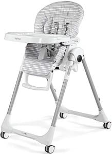 Scaun de masa multifunctional Peg Perego Prima Pappa Follow Me Linear Grey