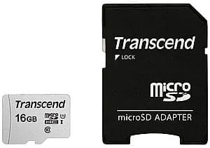 Card memorie Transcend microSDHC 300S (TS16GUSD300S-A)