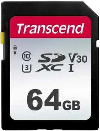Карта памяти Transcend SDXC Class 10 (TS64GSDC300S)