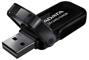 Накопитель USB ADATA UV240 (AUV240-64G-RBK)