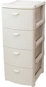 Comoda din plastic Idea М2812 Ivory