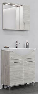 Комплект мебели для ванной Savini Due Rubino 650 + Зеркало (678+620) 4103+214/EL
