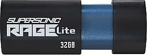 Накопитель USB PATRIOT Supersonic Rage Lite 32GB Black