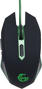 Мышь для игр Gembird MUSG-001-G Black/Green