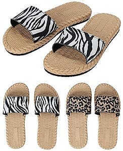 Slapi pentru femei ProBeach "Leopard / zebra" (50765)