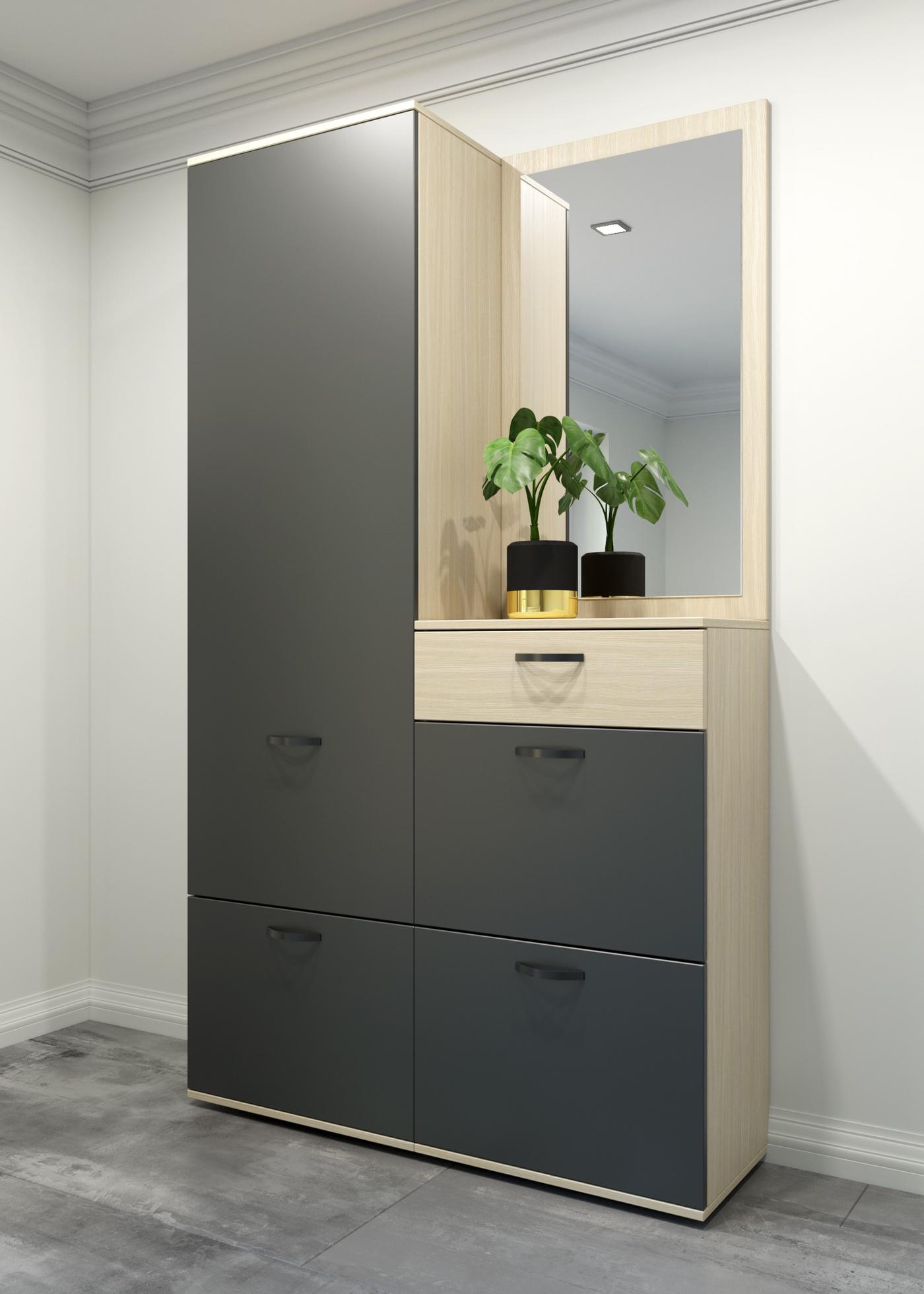 Antreu Arta Mobilei Ferara Stejar/Grafit 4.5