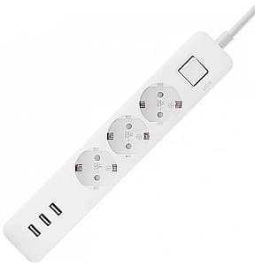 Prelungitor Xiaomi Power Strip 3 USB White