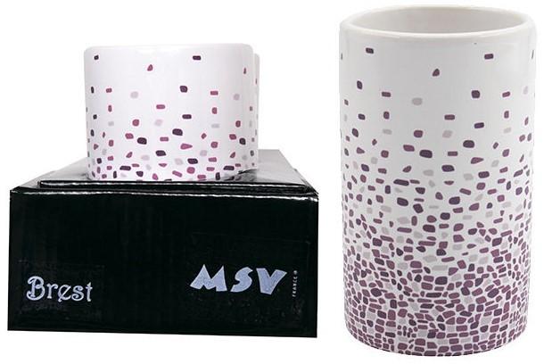 Стакан для зубных щёток MSV Brest (42130)