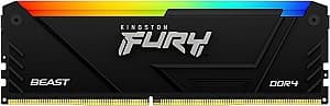 Оперативная память Kingston Fury Beast RGB 8GB DDR4-3733MHz (KF437C19BB2A/8)