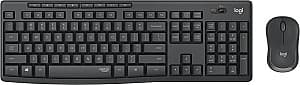 Набор Клавиатура + Мышь Logitech Wireless Combo MK295 Graphite US/RU