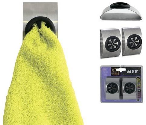 Cuier pentru baie prosoape MSV (44256)