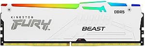 RAM Kingston Fury Beast Expo RGB 16GB DDR5-6000MHz White (KF560C30BWEA-16)