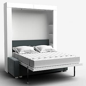 Кровать трансформер Flat Kostas 160x200 Белый