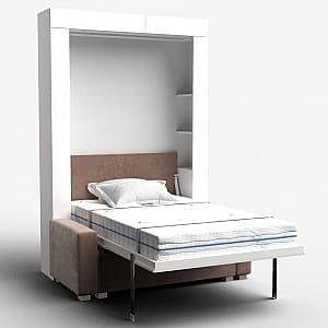 Кровать трансформер Flat Kostas 120x200 Белый