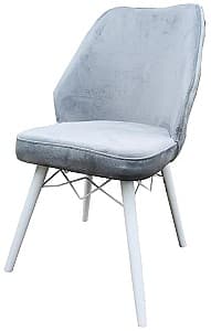 Деревянный стул MG-Plus Naxsus Babyface Серый/Белый
