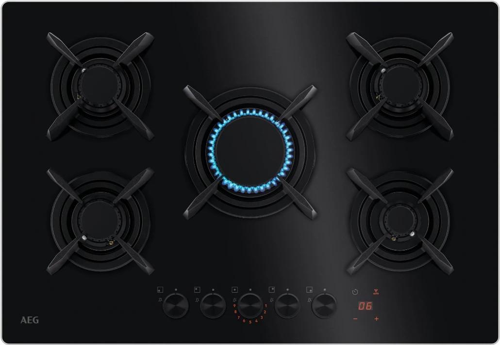 Plita pe gaz incorporabila AEG HKB75453NB