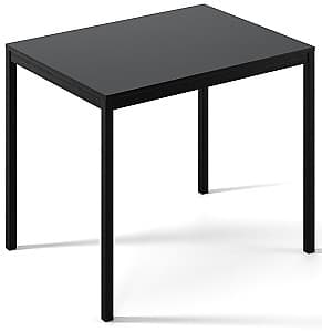 Офисный стол MobiCasa Brevity Loft 67x90 Графит(Серый)/Черный