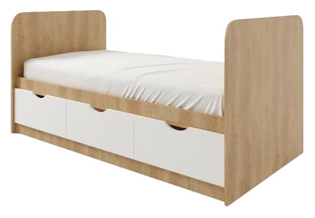 Pat ML Mobila Junior 2 80x200 Stejar Auriu/Alb