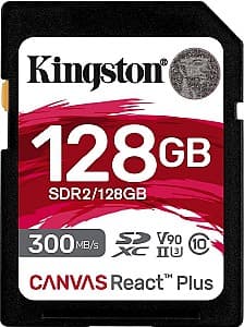 Карта памяти Kingston 128GB Canvas React Plus (SDR2/128GB)