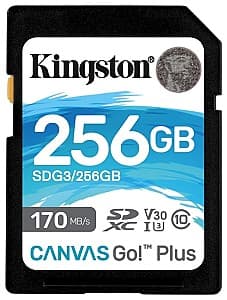 Card memorie Kingston Canvas Go! Plus 256GB (SDG3/256GB)