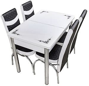 Набор стол и стулья Kelebek ES-25 (4 стульев)