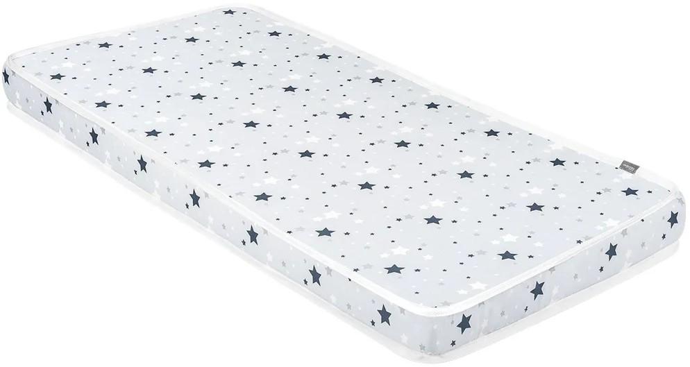 Матрас детский Kikka Boo Fantasia Stars Grey, 120x60x7 см