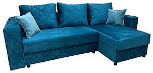 Canapea coltar V-Toms E5 (150x235) Albastru
