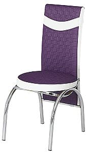 Scaun fier Kelebek Merchan Violet/Alb