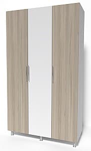 Шкаф Smartex N9 120см Белый/Дуб Светлый