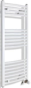 Uscător de prosoape Radiva Haiti Curved White 400x700
