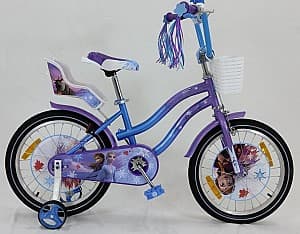 Bicicleta copii Frozen Blue/Purple