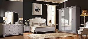 Dormitor Slonimmebel Vena 5D (180) Cashmere(Gri)/Argintiu
