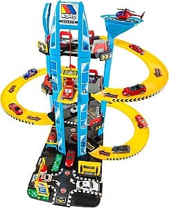 Набор игрушек Molto Парковка на 4 уровнях с вертолетом (8410963114102)