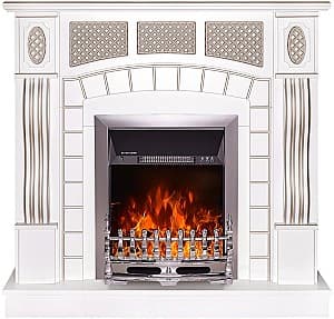 Semineu electric ArtFlame Amsterdam alb & Galileo Silver