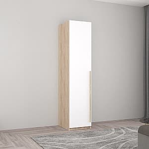 Шкаф пенал Mobildor Lux Smart-Home ДСП (штанга) 450 Сонома(Бежевый)/Белый