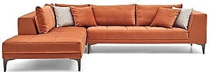 Угловой диван Dogtas LUCCA PLUS (290x225cm) Velvet Brick  (Оранжевый)