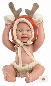 Papusa Llorens Mini Baby Boy Reindeer (8426265632022)