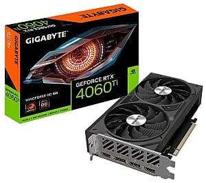 Игровая видеокарта Gigabyte GeForce RTX 4060 Ti WINDFORCE OC 16G