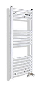 Uscător de prosoape Radiva Haiti Curved White 500x1200