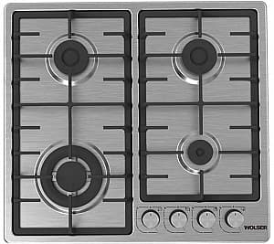 Варочная панель газовая Wolser WL-TR 6400 INOX Turbo FFD
