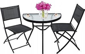 Set mobila de gradina Jumi OM-710313 Negru