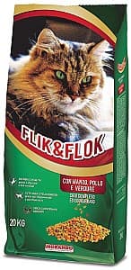 Сухой корм для кошек Morando Flik&Flok Beef&Chicken 20kg