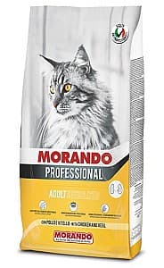 Hrana uscata pentru pisici Morando Professional Adult Sterilized Chicken&Veal 1.5kg