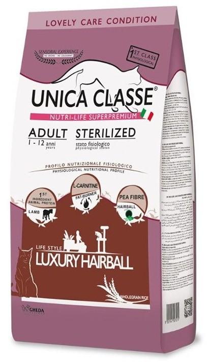 Hrana uscata pentru pisici Chat&Chat Unica Classe Adult Sterilized Urinary Lamb 10kg