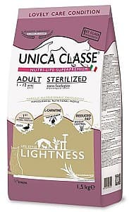 Hrana uscata pentru pisici Chat&Chat Unica Classe Adult Sterilized Lightness Duck 1.5kg