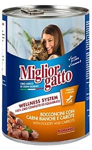 Влажный корм для кошек Morando Miglior Gatto Carni Bianchi 405g