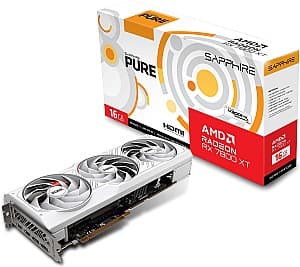 Placa video gaming Sapphire Radeon RX 7800 XT PURE White